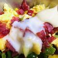 ♡マッキークッキング's cooksnap of when they made 【カラフル・マセドアンサラダ】.