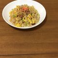 Etsu☆ko's cooksnap of when they made *ネギと紅生姜のチャーハン*.