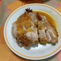きうパン's cooksnap of when they made 皮パリパリ鶏もも照り焼きさつまいも添え.
