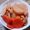 ポニーリボン's cooksnap of when they made 大根とニンジン＆油揚げの味噌煮.