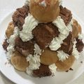 あおい大地's cooksnap of when they made プチシュー☆スノーマン&クリスマスツリー.