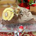 caname's cooksnap of when they made クリスマスに♪ブッシュドノエル☆.