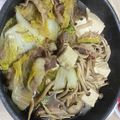 クックYW5CXV☆'s cooksnap of when they made ストウブ★豚バラと白菜のミルフィーユ鍋.