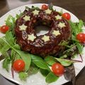 240915's cooksnap of when they made クリスマスに♥リースdeミートローフ.
