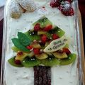 サンタポンチ's cooksnap of when they made スコップケーキでクリスマスツリーケーキ.