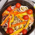 トモ２'s cooksnap of when they made Staubで作るシーフードパエリア.