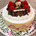 maguey's cooksnap of when they made クリスマス☆ホワイトチョコのムースケーキ.