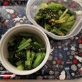☆hikonyan☆'s cooksnap of when they made 簡単一品＊栄養満点な小松菜のナムル.