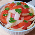 ruris7's cooksnap of when they made さっぱり爽やかトマトと新玉ねぎのマリネ.