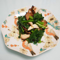 バカリャウ's cooksnap of when they made ほうれん草と炙り舞茸のわさポン和え.