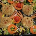 クックKY866E☆'s cooksnap of when they made ハム リボン キャラ弁 記念 花.