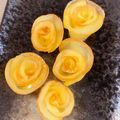 ちゃまたまご's cooksnap of when they made 林檎で薔薇(三温糖がけ)レンジでチン！.
