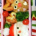 ✾ローズマリー✾'s cooksnap of when they made サンタ＊トナカイ＊Xmasキャラ弁.