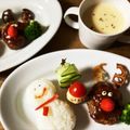 まるさんかく○○△△'s cooksnap of when they made 子供喜ぶXmasにトナカイ ハンバーグ♡.