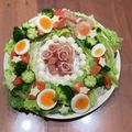 ぴかるこ☆'s cooksnap of when they made リースサラダ☆クリスマスディナー.