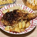 aporoo25's cooksnap of when they made 骨付きチキンの香草焼き.