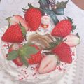 yoru0109's cooksnap of when they made 苺シフォンdeクリスマスケーキ.