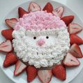 えリﾋﾟｮﾝ★'s cooksnap of when they made ★簡単サンタクロース クリスマス ケーキ.