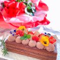 こはるママ☆'s cooksnap of when they made チョコレートケーキ（生チョコケーキ）.
