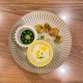 hinamama❁'s cooksnap of when they made 離乳食初期〜＊クリスマスリースのお粥.