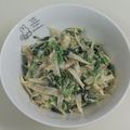 mami99's cooksnap of when they made ほうれん草とごぼうのごまマヨサラダ.