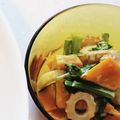 まみお✳'s cooksnap of when they made 小松菜・南瓜・竹輪のマヨネーズサラダ♪.