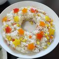 つばめ＊'s cooksnap of when they made クリスマスに♪リースピラフ.