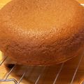 いちご大福315's cooksnap of when they made 炊飯器でホットケーキミックスがスポンジに.