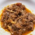 LANAROY's cooksnap of when they made きのこと牛コマ肉の赤ワイントマト煮込み.