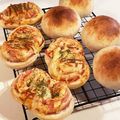 Lulun＊'s cooksnap of when they made ハムマヨパン（基本生地）.