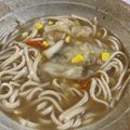 papikun's cooksnap of when they made 豆乳ちゃんぽんうどん.