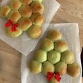 mikko6's cooksnap of when they made グリーンティー手ごねちぎりパン.