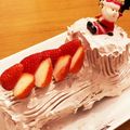 tentemari☆'s cooksnap of when they made 簡単本格ブッシュドノエル♡クリスマス.