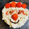 SouMam2011's cooksnap of when they made サンタさんのクリスマスケーキ.