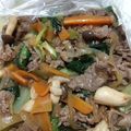 マキマキ913's cooksnap of when they made **小松菜と牛肉のガーリック炒め**.
