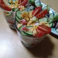 よちりん's cooksnap of when they made クリスマス☆カップサラダ寿司.