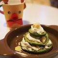 Bunnirella's cooksnap of when they made 【手づかみ】小松菜バナナ米粉パンケーキ.