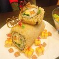 Rika☆Rin's cooksnap of when they made ブッシュドノエル寿司.
