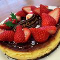 クックHDNYV6☆'s cooksnap of when they made 混ぜて焼くだけ♡クリスマスチーズケーキ.