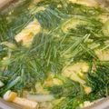 ヒロ♪エリ's cooksnap of when they made 豚バラと水菜の簡単鍋.