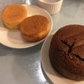 Momo0903♬'s cooksnap of when they made ふわふわ★チョコスポンジ（バターなし）.