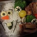 たうお♡'s cooksnap of when they made 超簡単キャラ弁！アナ雪＊顔だけオラフ＊.