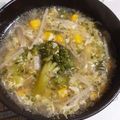 か～ぽ☆'s cooksnap of when they made 食べるスープ『ブロッコリーとコーンと卵』.