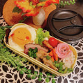 おうちごはん☆'s cooksnap of when they made お弁当を可愛く★型抜き目玉焼き.