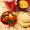 yesmama's cooksnap of when they made 簡単♪　絶品　絹さやと竹輪のスープ　.