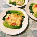 yesmama's cooksnap of when they made 青梗菜と豆腐カニカマの卵餡掛け中華炒め★.