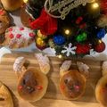 FlowerKzkz's cooksnap of when they made クリスマス☆トナカイのパン.