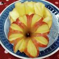 きゃんでぃ×2's cooksnap of when they made 簡単りんごの飾り切り.