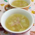 赤い電話's cooksnap of when they made 子供大好き♪キャベツのコンソメスープ.