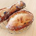 ●ゆゆゆ●'s cooksnap of when they made ドライマンゴーとチョコのカンパーニュ.